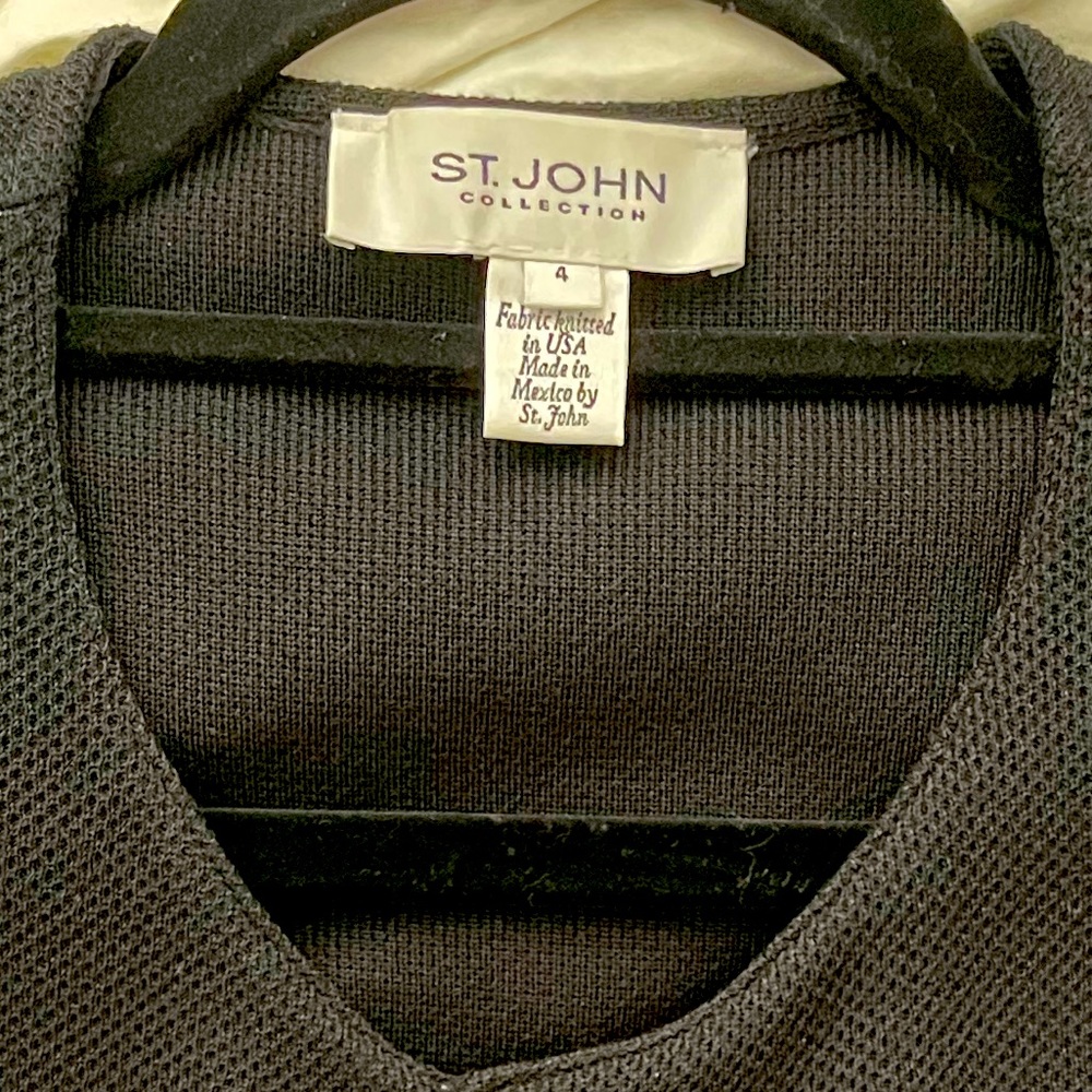 Black st John collection pea coat - Picture 3 of 3